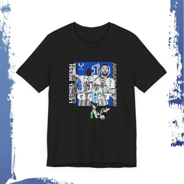 Remera Oversize Lionel Messi GOAT "Ankara"