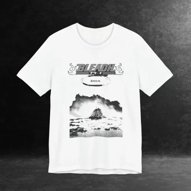 Remera Oversize Blanca Bleach "Bankai"