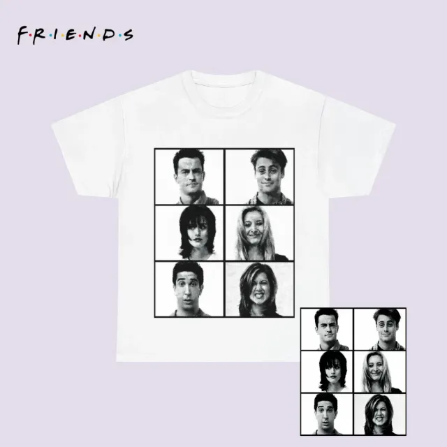 Remera Oversize Friends Grupo Collage