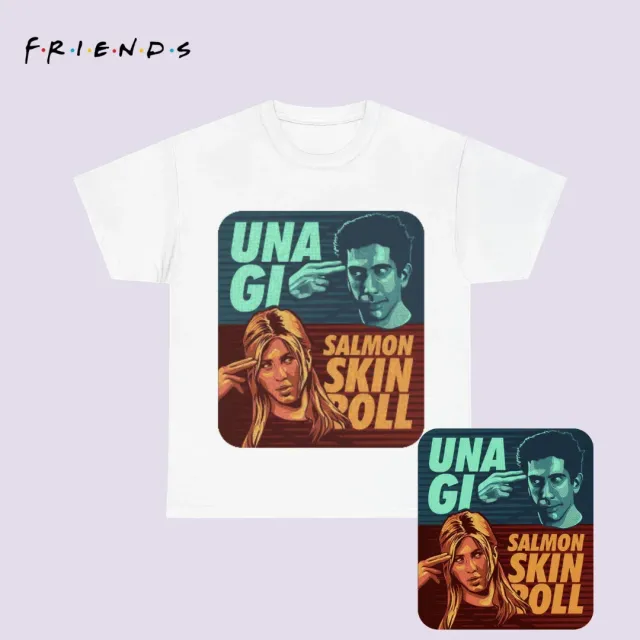Remera Oversize Friends "Unagi & Salmon Skin Roll"