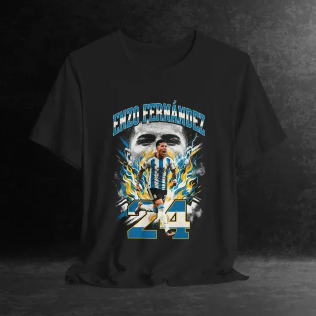Remera Oversize Enzo Fernández #24 4