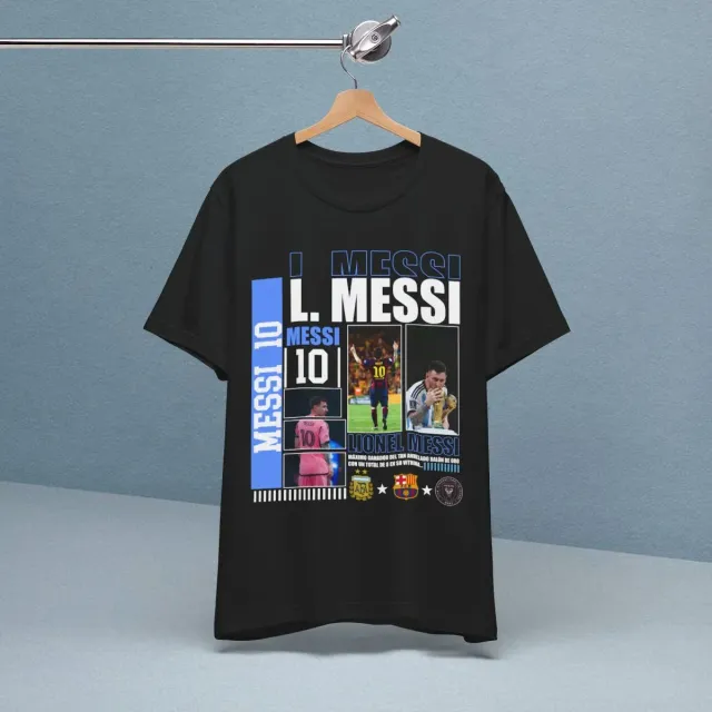 Remera Oversize Lionel Messi Collage Homenaje Carreras 4