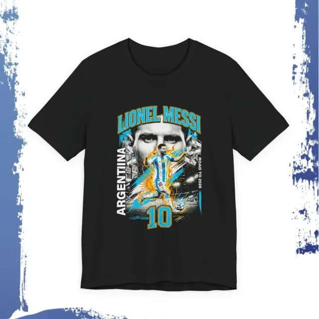 Remera Oversize Lionel Messi #10 "Road to 2026"
