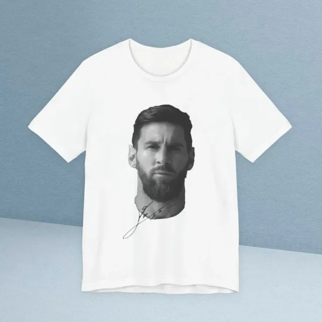 Remera Oversize Lionel Messi Rostro & Firma