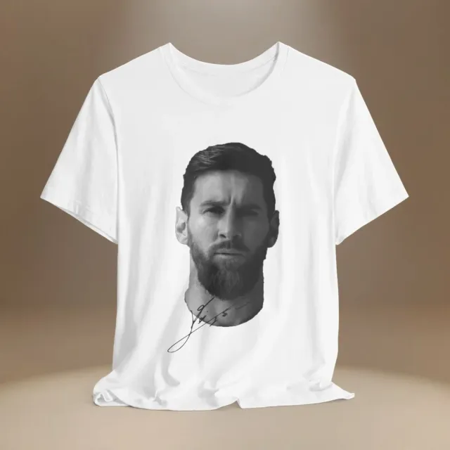 Remera Oversize Lionel Messi Rostro & Firma 4