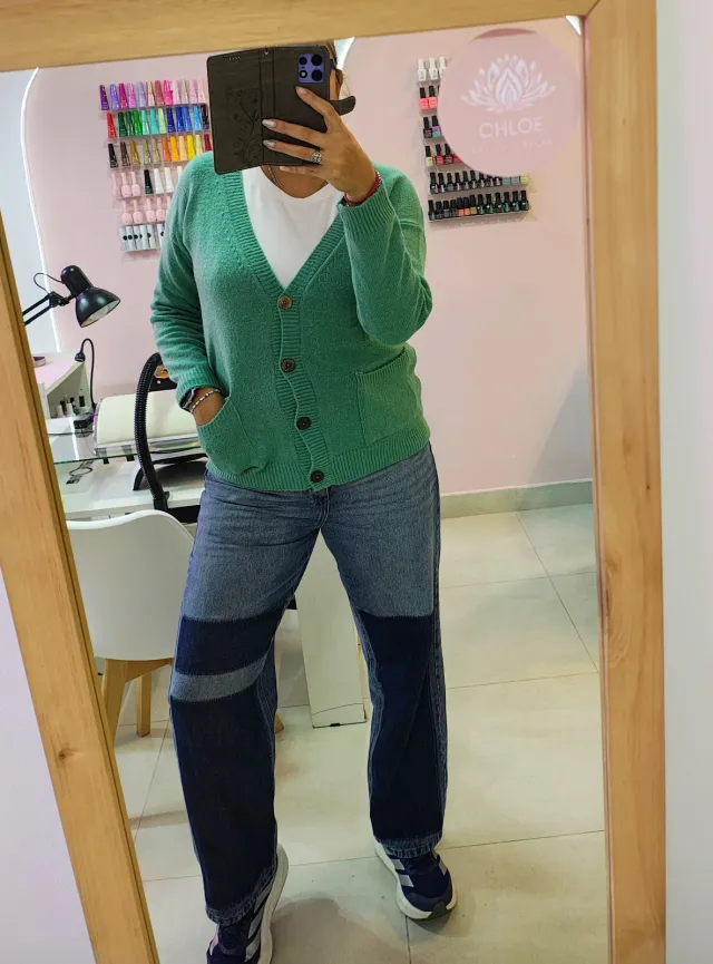 Cárdigan tejido en angora 2
