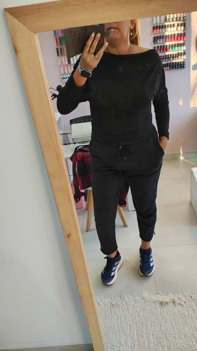 Reme en cuello bote, lycra de algodón 2