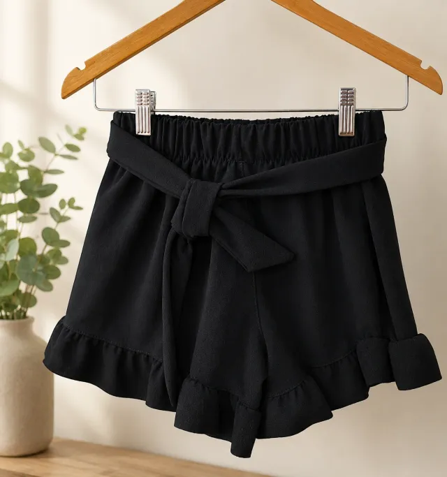 Short sastrero con bolados 2