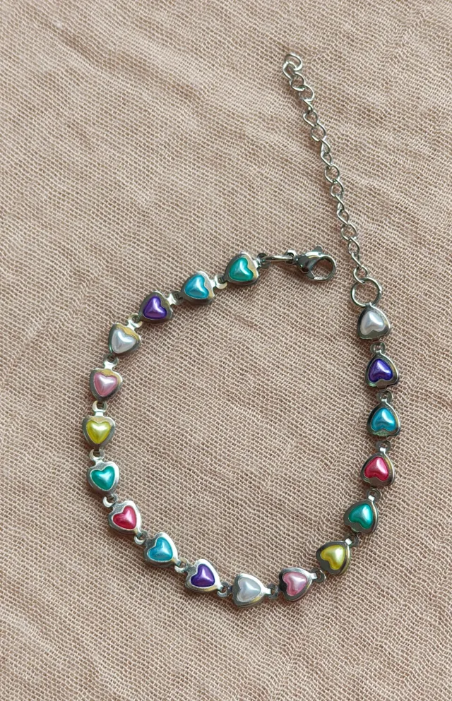 Pulsera corazones 2