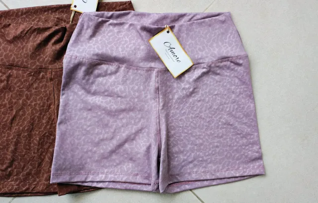 Shorts en lycra gofrado