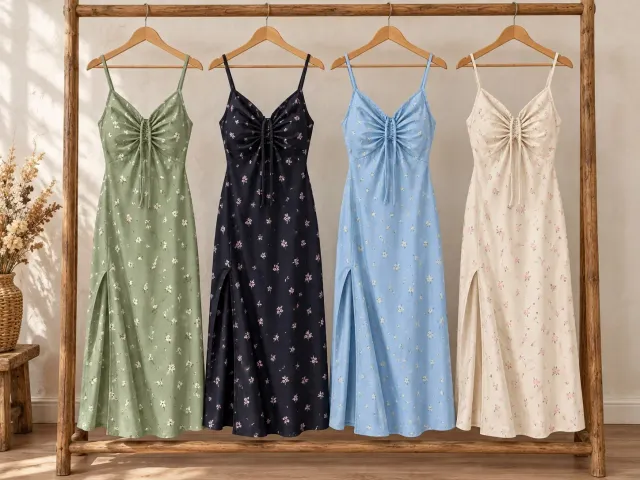 Vestido en fibrana premium 2