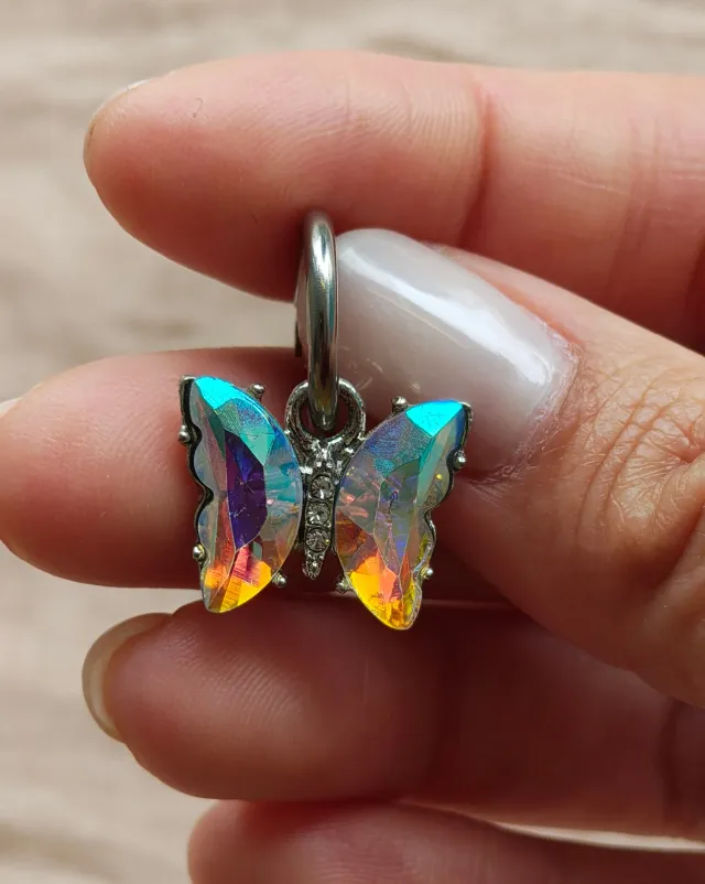 Argolla cubana dije mariposa 2