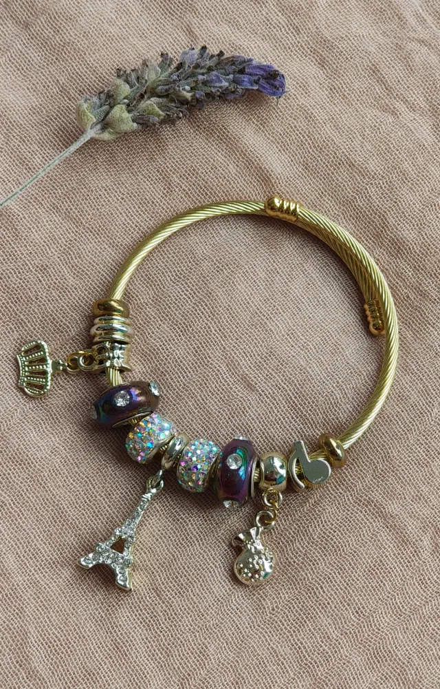 Pulsera Pandora, dorada 2