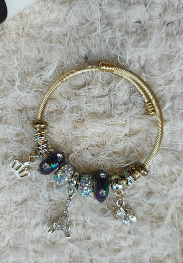 Pulsera Pandora, dorada