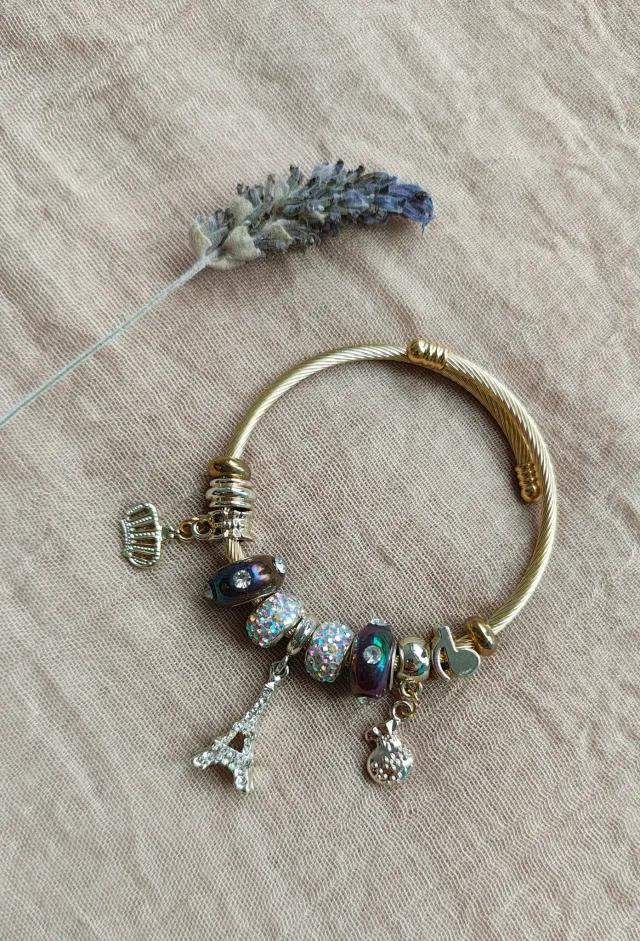 Pulsera Pandora, dorada 3