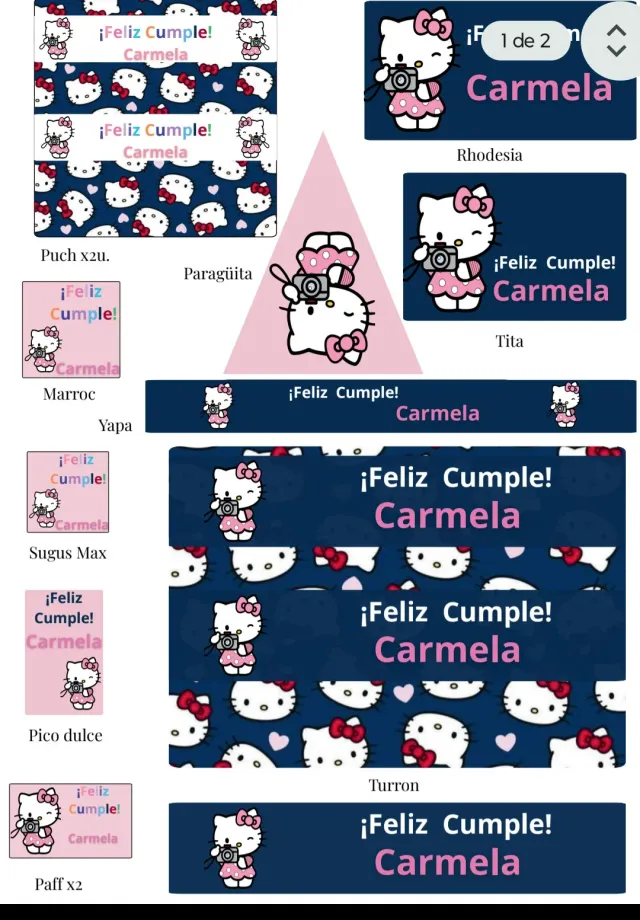 Candy Bar (solo papelería) 2