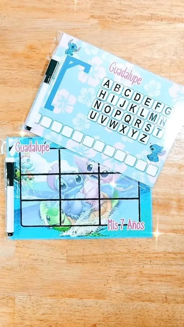 Tablero mágico infantil personalizado | Doble cara, divertido y reutilizable 4