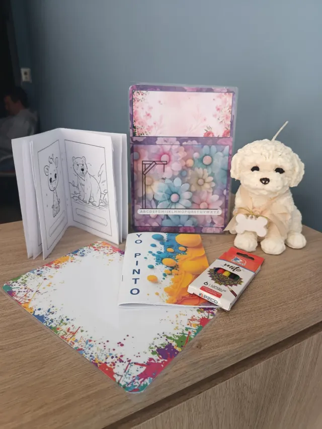 Tablero mágico infantil personalizado | Doble cara, divertido y reutilizable