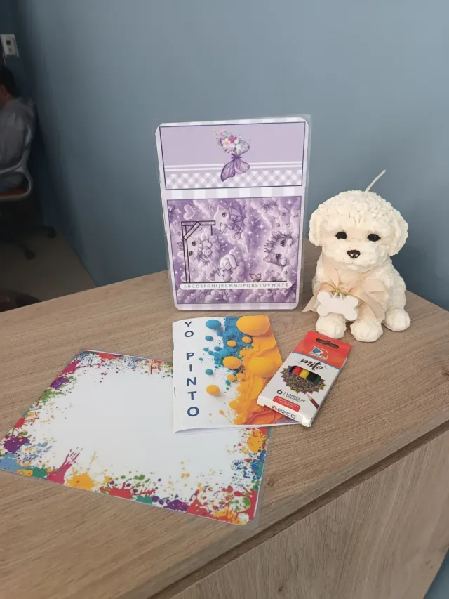 Tablero mágico infantil personalizado | Doble cara con marcador en tamaño grande 2