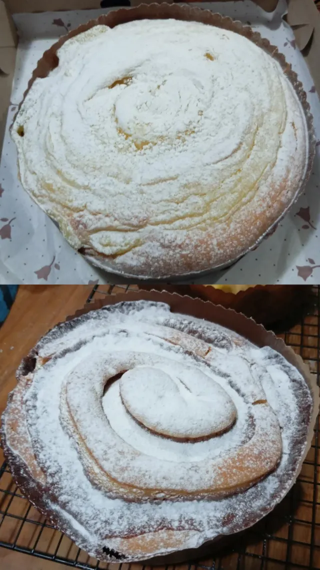 Tortta Ensaimada y Espiral de dulce de leche
