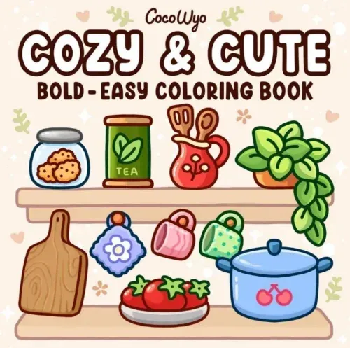 Bold - Easy Coloring Book