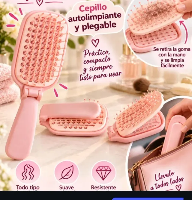 cepillo autolimpiante y plegable ES POR ENCARGO CONTACTAME