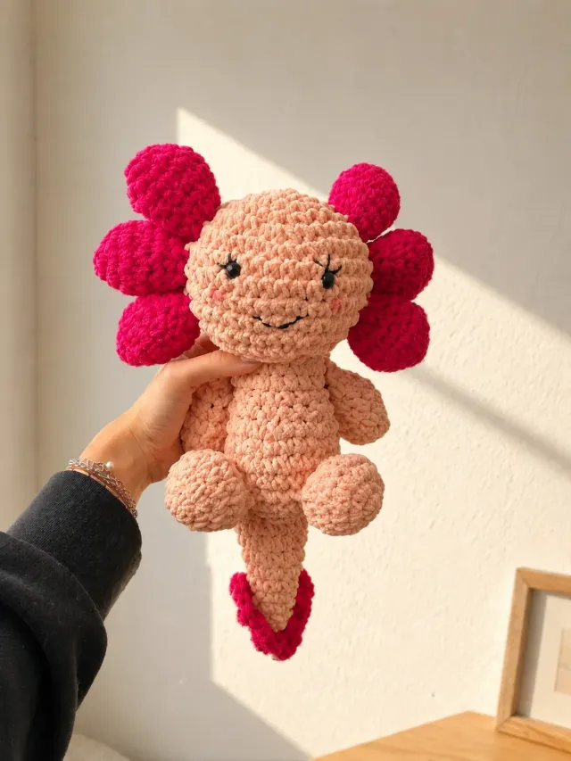 Ajolote a Crochet