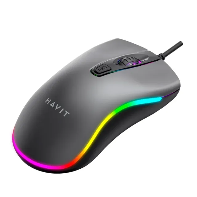 Mouse Gamer Havit Ms72 Rgb 1200dpi