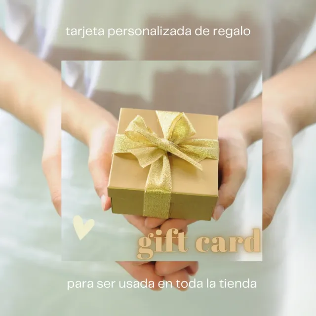 Tarjeta de Regalo - Gift Card - Personalizada