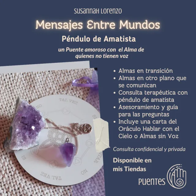 Consulta con Péndulo Amatista - Entre Mundos