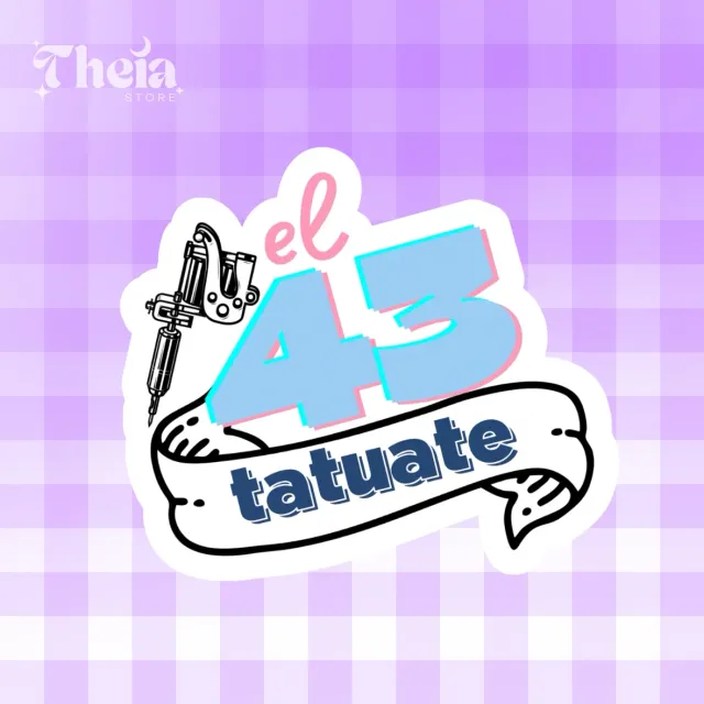 El 43 tatuate - Sticker