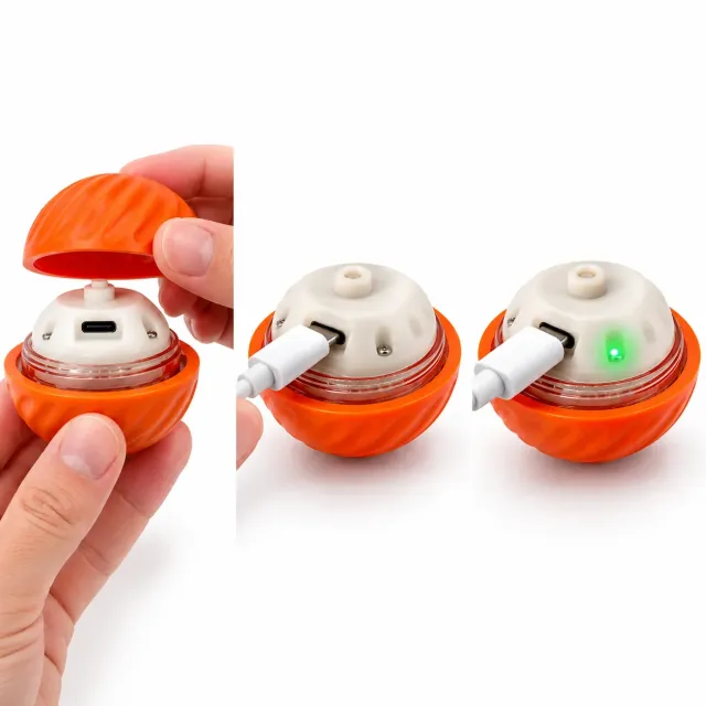 Pelota Interactiva Inteligente para Perro y Gato - Recargable USB 3