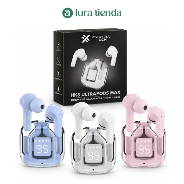 Auriculares TWS Hk3 Ultrapods Max - Bluetooth Inalambricos Tws 2