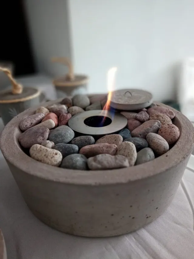 Fogonero de mesa grande