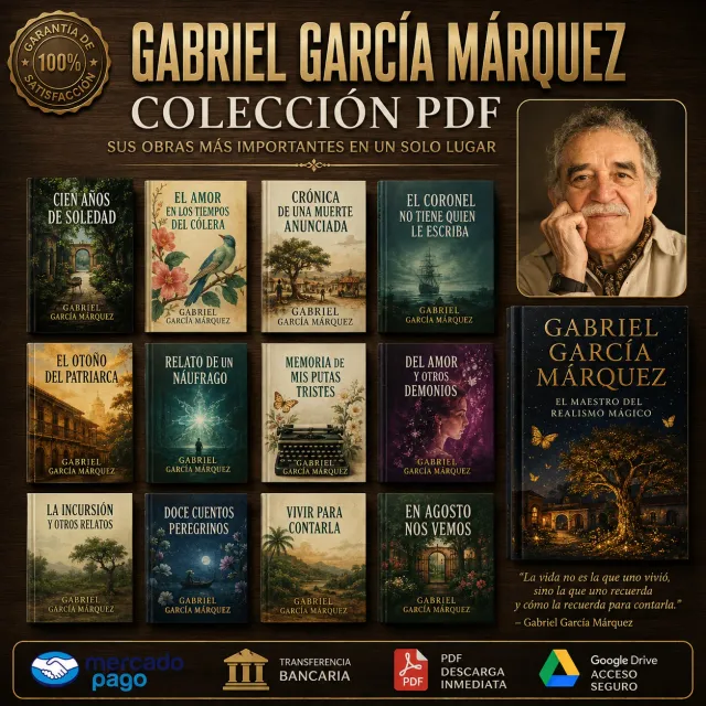 PACK GABRIEL GARCÍA MÁRQUEZ 📚📕