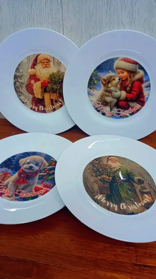 platos de polimero sublimados