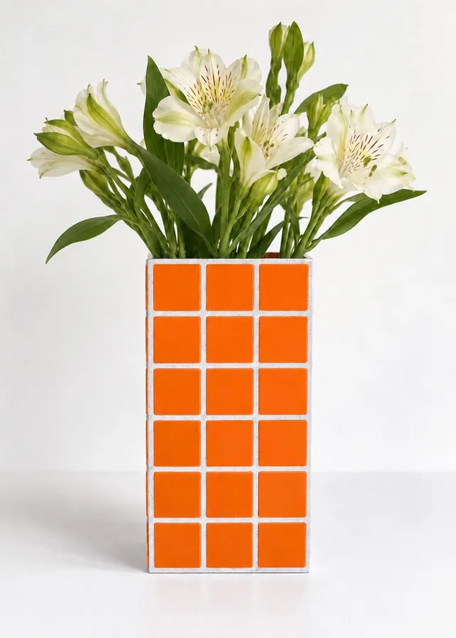 Florero Azulejos 4