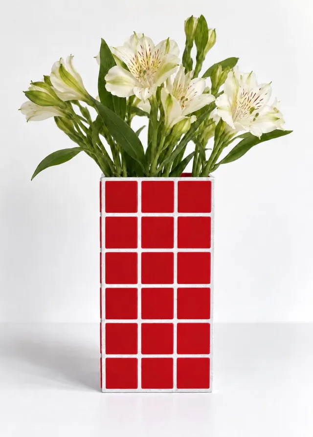 Florero Azulejos 3