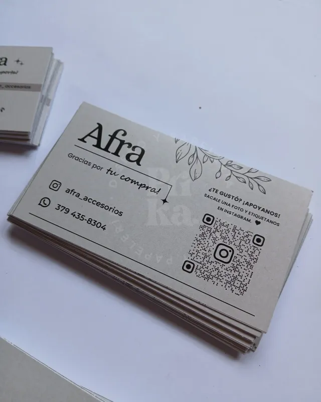 Tarjeta Personal (horizontal) 3