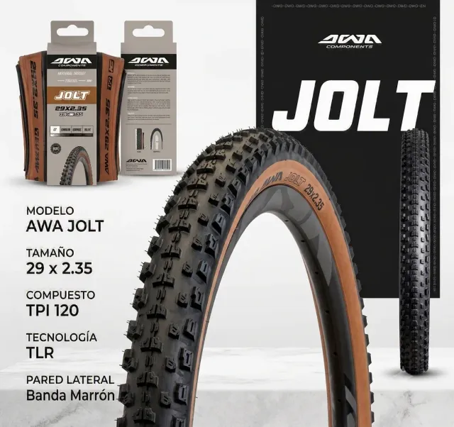 CUBIERTA AWA JOLT 29x2.35 - TUBELESS READY - SINGLE COMPOUND - 120 TPI LITE