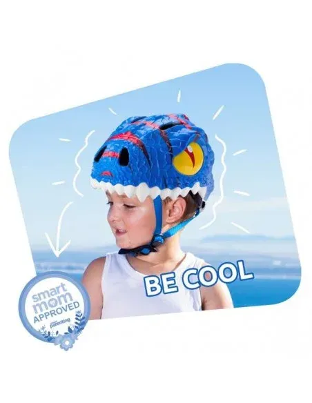 CASCO CRAZY SAFETY DINO AZUL 3