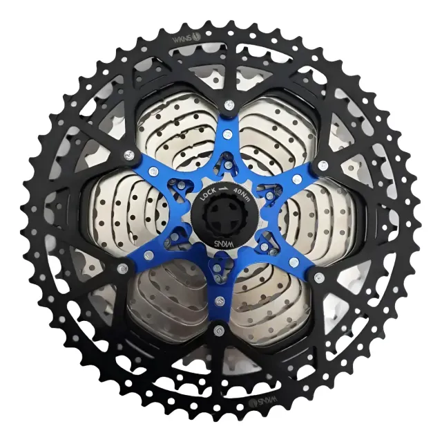 PIÑÓN MTB WKNS 11 VEL. 11-52 DIENTES SHIMANO COMPATIBLE SPIDER DE ALUMINIO 4