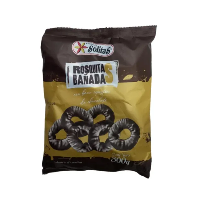 Rosquitas bañadas de chocolate 160g