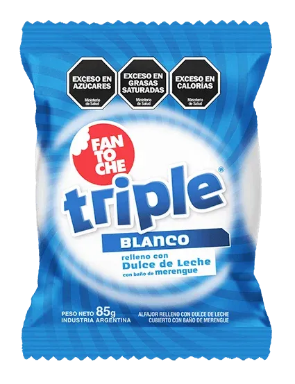 Alfajor fantoche triple