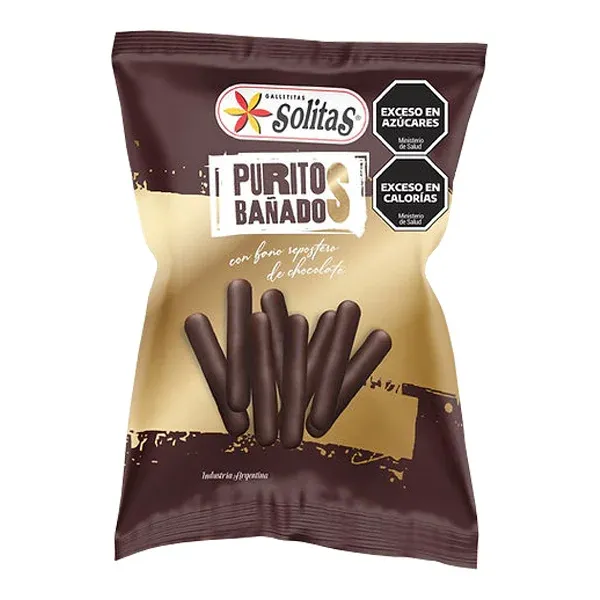 Palitos bañados de chocolate 160g