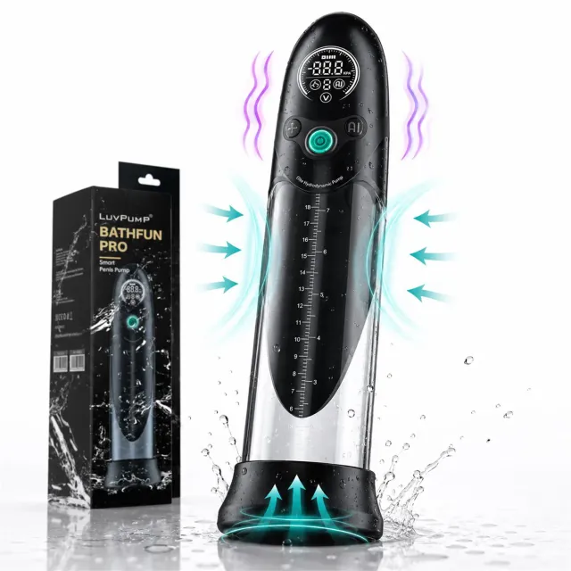 BOMBA DE VACÍO SUMERGIBLE INTELIGENTE BATHFUN PRO DEEPSEA CON MANGA MAXFIT