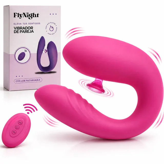 VIBRADOR DE PAREJA ROSA / C9003