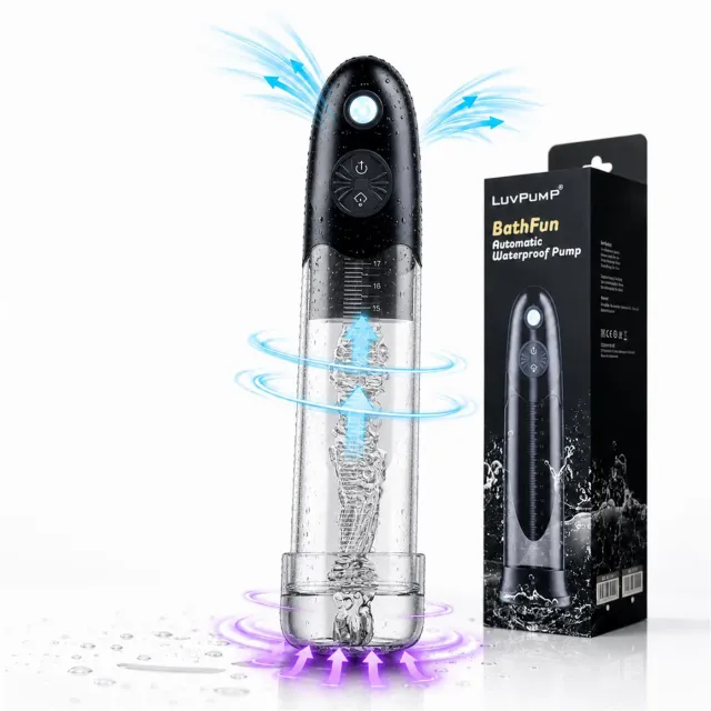 BOMBA DE VACÍO SUMERGIBLE  Y MASTURBADOR BATHFUN DEEPSEA