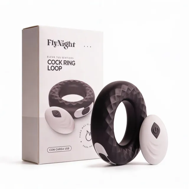 ANILLO VIBRATOR LOOP NEGRO / C9034