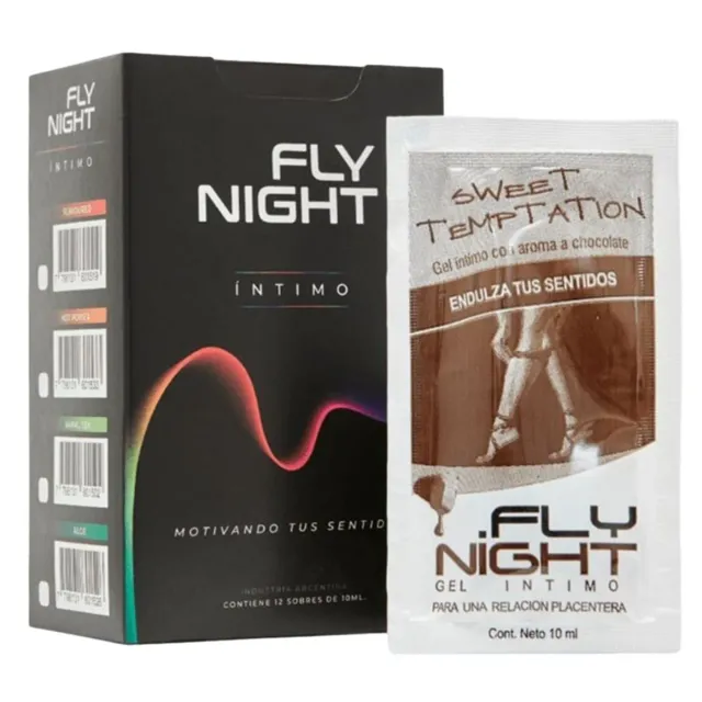 CAJA X12 SACHET GEL SWEET TEMPTATION CHOCOLATE 10ML